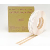 広島 ハイブリッド コーナーテープ (4列穴) 両面テープ付 350-26 1巻 61-9675-06（直送品）
