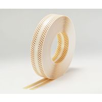 広島 ABS 4R コーナーテープ (3列穴) 両面テープ付 347-12 1巻 61-9675-14（直送品）