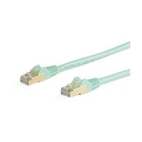StarTech.com カテゴリ6a LANケーブル 10m アクア 6ASPAT10MAQ 1個 65-1910-92（直送品）