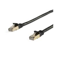 StarTech.com カテゴリ6a LANケーブル 5m ブラック 6ASPAT5MBK 1個 65-1911-01（直送品）