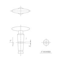 旭製作所 二方コック 閉止 ガラスコック 15/35 2100-15 1個 65-2347-51（直送品）
