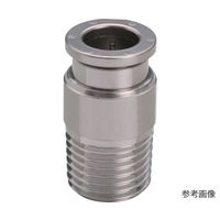 耐腐蝕用ワンタッチ継手 チューブフィッティングSUS316 六角穴付ストレート φ12用 接続口径R1/2 SSPOC12-04 1個（直送品）