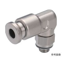 日本ピスコ 耐腐蝕用SUS316ワンタッチ継手 チューブフィッティングSUS316 エルボ SSPL6-M5 1個 67-2267-19（直送品）