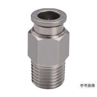 日本ピスコ 耐腐蝕用SUS316ワンタッチ継手 チューブフィッティングSUS316 ストレート SSPC4-01 1個 67-2267-35（直送品）