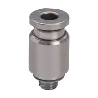 耐腐蝕用ワンタッチ継手 チューブフィッティングSUS316 六角穴付ストレート φ4用 接続口径M5×0.8 SSPOC4-M5 1個（直送品）