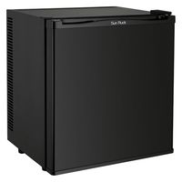 SunRuck ミニ冷蔵庫 20L ペルチェ式 無音 3段階温度調節 仕切り棚の調節可 ブラック SR-R2003K 1台（直送品）
