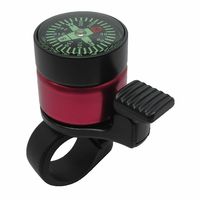 東京ベル製作所 ベル TBーNC1 ミニコンパス アルマイトレッド 23410056 1セット(4個)（直送品）