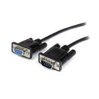 RSー232C ストレートケーブル 0.5m ブラック DーSub 9ピン(オス) ー 9ピン(メス) MXT10050CMBK 1個（直送品）