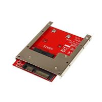 StarTech.com mSATA SSD ー 2.5インチSATA変換アダプタ SAT32MSAT257 1個 65-1897-67（直送品）