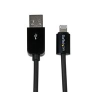 Lightning ー USB ケーブル 2m ブラック Apple MFi認証 iPhone/ iPad対応 USBLT2MB 1個（直送品）