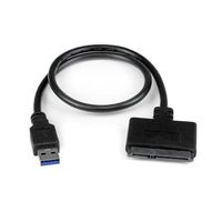 StarTech.com SATA ー USB 変換ケーブルアダプタ UASP対応 USB3S2SAT3CB 1個 65-1893-51（直送品）