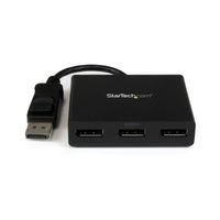 3ポートMSTハブ DisplayPort ー 3x マルチモニタースプリッタ 4K対応 Windowsのみ対応 MSTDP123DP 1個（直送品）
