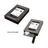 HDD/SSD用2.5インチ ー 3.5インチ SATAハードドライブ変換ケース アルミ製 25SAT35HDD 1個（直送品）