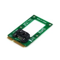 StarTech.com mSATA ー SATA HDD/SSD変換アダプタ Mini SATAコンバータカード MSAT2SAT3 1個（直送品）