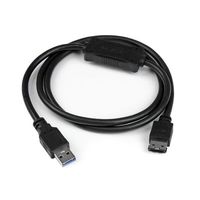 USB 3.0 ー eSATA変換ケーブルアダプタ 91cm eSATA対応HDD/SSD/光学ドライブを接続可能 USB3S2ESATA3（直送品）
