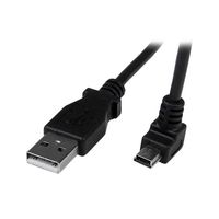 StarTech.com USBケーブル/2m/TypeーA ー Mini B (L型下向き)/オス オス USBAMB2MD 1個（直送品）