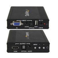VGA ー HDMIアップスキャンコンバーター/ビデオ映像スケーラー/変換器アダプタ 1920x1200対応 VGA2HDPRO2 1個（直送品）