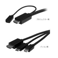 USBーC / HDMI Mini DisplayPort ー HDMI変換アダプタケーブル 2m CMDPHD2HD 1個（直送品）