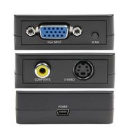 StarTech.com VGA ー RCA / S端子 変換コンバータ USBパワー VGA2VID2 1個 65-1910-43（直送品）