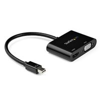 StarTech.com Mini DisplayPort ー HDMI VGA変換アダプタ 4K/60Hz MDP2VGAHD20 1個（直送品）
