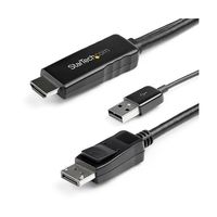 StarTech.com HDMI ー DisplayPort 変換ケーブル 3m 4K/30Hz HD2DPMM3M 1個（直送品）