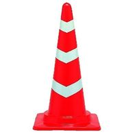 トーアン スコッチコーン 赤/白反射 H700 33ー103A 33-103A 1セット(25個)（直送品）