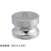 トヨックス カムロック アダプター ダストプラグ ステンレス 2ー1/2インチ 634-A-2-1/2-SST 1個 65-0883-02（直送品）