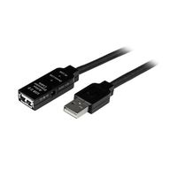StarTech.com USB 2.0 アクティブ延長ケーブル 15m TypeーA(オス/メス) USB2AAEXT15M 1個（直送品）