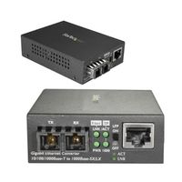 Gigabit対応光メディアコンバータ 1000BaseーSX準拠 2芯SC端子 マルチモード MCMGBSCMM055 1個（直送品）