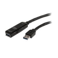 StarTech.com USB 3.0 アクティブリピーターケーブル 5m TypeーA(オス/メス) USB3AAEXT5M 1個（直送品）