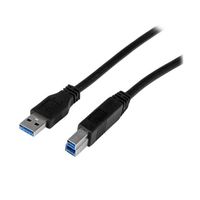 StarTech.com 1m IF認証SuperSpeed USB 3.0ケーブル(A ー B)オス/オス USB3CAB1M 1個（直送品）