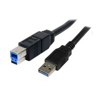 StarTech.com 3m SuperSpeed USB 3.0ケーブル(A ー B)オス/オス USB3SAB3MBK 1個（直送品）