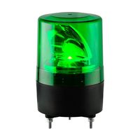 日惠製作所 LED回転灯φ100 ニコスピナR100 緑 AC100ー200V VS10R-200WNG 1個 65-9242-21（直送品）