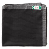 現場のチカラ　モリリン　メッシュシート（防炎II類） MRMー802　1.8x3.6m　ブラック 1枚 オリジナル