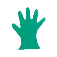 東京硝子器械 TGK カラーマイジャスト手袋 緑 S 200枚入 622-23-75-42 1箱(200枚) 184-5421（直送品）