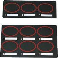 東京硝子器械 TGK ラテックス凝集判定プレート6穴100枚入 439-28-54-16 1袋(100枚) 186-0017（直送品）