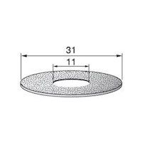 アルゴファイルジャパン アルゴファイル メタルベースダイヤモンドディスク φ31#140 AT361 1枚 401-9663（直送品）