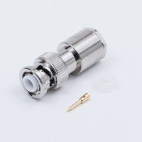 トーコネ TYC MHVコネクタストレートプラグ BNC-HV-P-58/U 1個 474-5901（直送品）