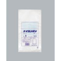 福助工業 福助 ナイロンポリ Gタイプ NO.8 0705462 1セット(2400枚:100枚×24袋) 481-3343（直送品）