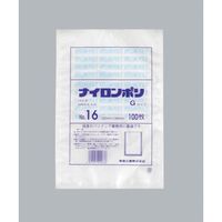 福助工業 福助 ナイロンポリ Gタイプ NO.16 0705527 1セット(1500枚:100枚×15袋) 481-1731（直送品）