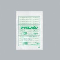 福助工業 福助 ナイロンポリ Vタイプ NO.10B 0709123 1セット(2700枚:100枚×27袋) 481-1699（直送品）