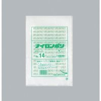福助工業 福助 ナイロンポリ Vタイプ NO.14 0709204 1セット(2700枚:100枚×27袋) 481-3331（直送品）