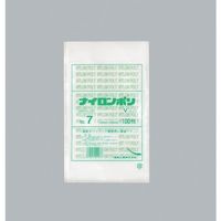 福助工業 福助 ナイロンポリ Vタイプ NO.7 0709077 1セット(4000枚:100枚×40袋) 481-0074（直送品）