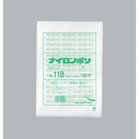 福助工業 福助 ナイロンポリ Vタイプ NO.11B 0709158 1セット(2700枚:100枚×27袋) 481-3266（直送品）