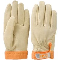 柏田製作所 柏田 鹿革ウェーブカットグローブ S D-522-S 1双 473-3919（直送品）