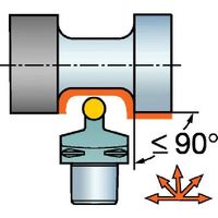 サンドビック SANDVIK コロマントキャプト コロターン107用カッティングヘッド(410) C5-SRDCN-00060-20A 1個（直送品）