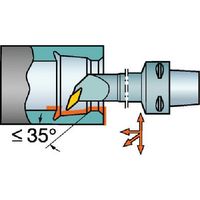 サンドビック SANDVIK コロマントキャプト コロターン107用カッティングヘッド(410) C5-SVQBR-27140-16 1個（直送品）