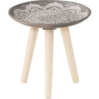 東谷 トレーテーブルS グレー LFSー190A 164632 1脚（直送品）