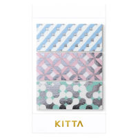 キングジム マスキングテープ KITTA キッタワイド（キカガク）30枚入（10枚×3柄） KITW003