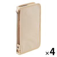 myfa（ミファ）デコレーションポーチ シフォンベージュ 1セット（4個） LIHIT LAB.（リヒトラブ）